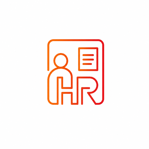 Yellow tiles spelling 'human resources' on a blue background, ideal for HR or business concepts.